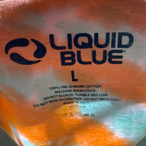 LIQUID BLUE Pink Floyd Tie Dye Band Tee Size L - Picture 5 of 7